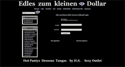 Desktop Screenshot of edleszumkleinendollar.de